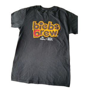 Tim Hortons Justin Bieber Biebs Crew Brew T-Shirt Size Small